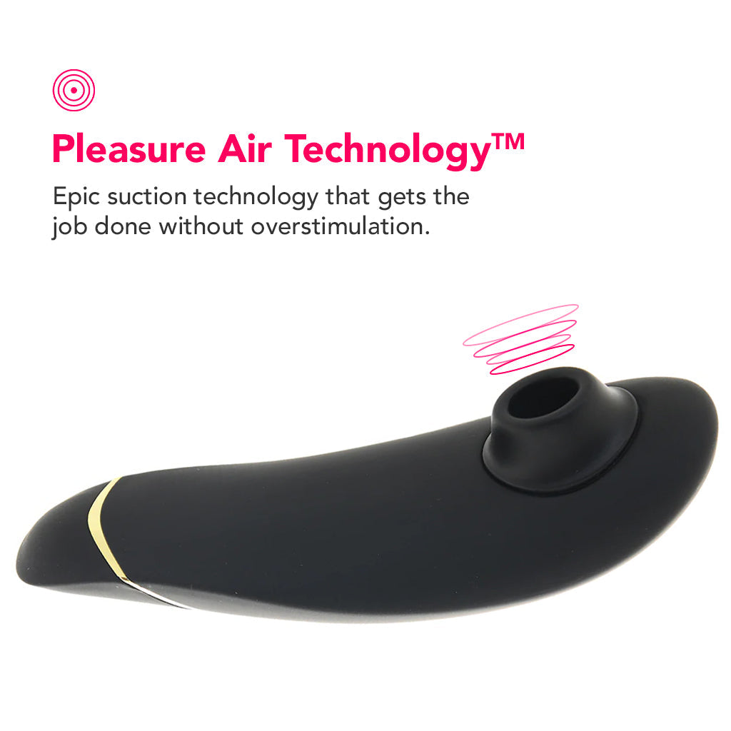 Womanizer Premium 2 masajeador de aire en negro